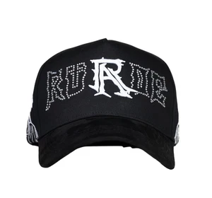 RUDE AWAKENINGS BLACK MENS SNAPBACK HAT RUDE BOX - Picture 1 of 3