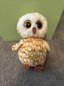 Ty Beanie Boos - SWOOPS il Gufo 10" MWMTs Peluche Peluche Giocattolo - Foto 1 di 3