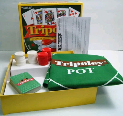 Tripoley Michigan Rummy 豪华垫版 心形游戏和扑克 完整 — 第 1/4 张图片