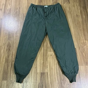 Vintage Cabelas Lined Sweatpants Joggers Mens Large Hunting Green Insulated - Picture 1 of 12