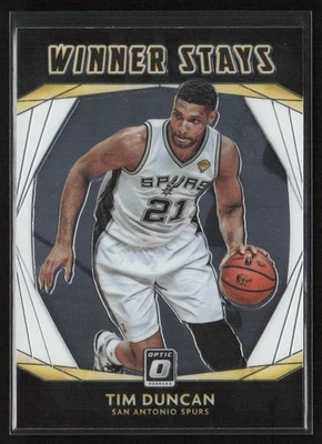2020-21 Donruss Optic Winner Stays Tim Duncan #15 San Antonio Spurs - Image 1 of 2