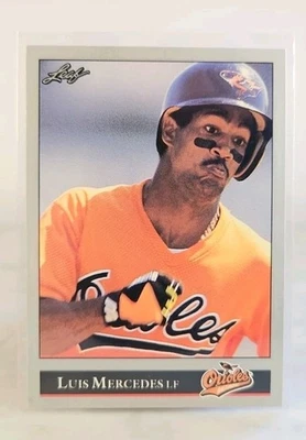 1992 Leaf: Luis Mercedes #130 - Baltimore Oriels - NM Condition - Image 1 of 2
