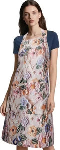 Delantal Floral para Mujer con Bolsillos, Delantales de Chef Ajustables para Cocina, Cocina - Imagen 1 de 9