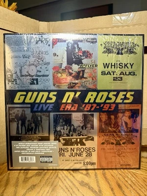 Guns N Roses Live Era 87–93 Deluxe Edition 4LP Picture Disc Vinyl LE #42 /500 Foto 1 de 4