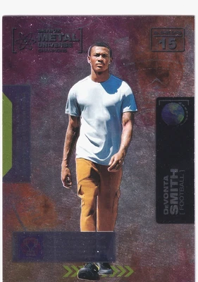 DeVonta Smith 2021 Skybox Metal Universe Champions #15 Rookie Philly Eagles NFL - Image 1 of 2