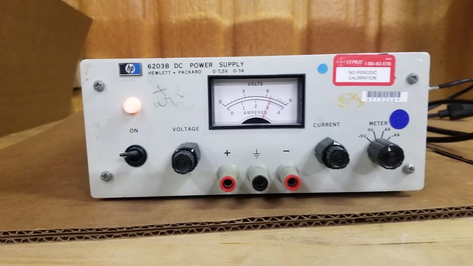 HP 6203B DC Power Supply 0-7.5V 0-3A Powers UP! - Image 1 of 1