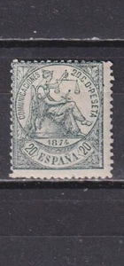 1874 - España - I Republica - Edifil 146 - 20 c Verde - MH - Picture 1 of 2