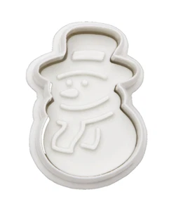 Ausstecher Plätzchenform Keks Präge-Ausstecher mit Auswerfer Schneemann Städter - Bild 1 von 5