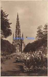Scott Monument Edinburgh Judges RPPC Postcard - Picture 1 of 3