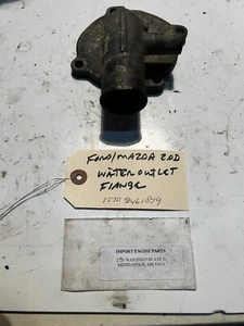 WATER OUTLET FLANGE USED FITS FORD ESCORT DIESEL 1998c RF SOHC 1984-87 E43Z6306B - Picture 1 of 3