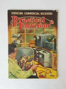 Practical Television Jan 1957 - FJ Camm - "Servicing Commercial Receivers" VGC - Bild 1 von 3