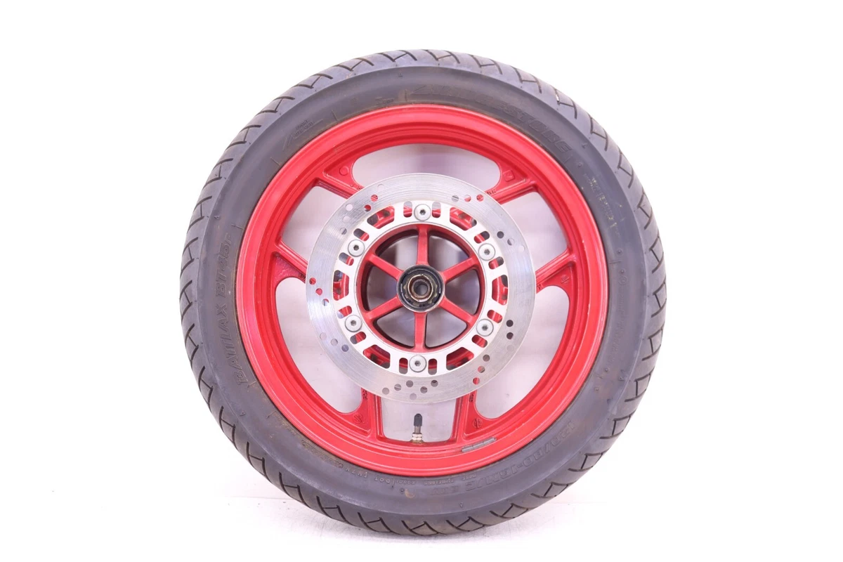 【Y8385】49枚 1988 88-97 KAWASAKI NINJA 600R ZX600C OEM FRONT WHEEL RIM BRAKE