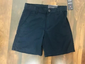 Chaps boys' school approved performance shorts Sz 7 regular navy H4 - Picture 1 of 7