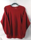 HAYNES HER  WAY SIZE: XXL  HEATHER RED LONG SLEEVE BOAT NECK SWEAT SHIRT(NH-2-2)