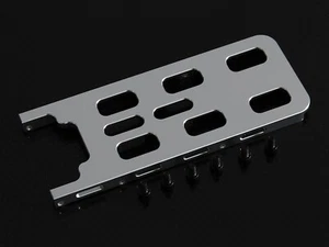 Aluminum Metal RC Helicopter Align Trex 600 Upgrade Battery Tray Mount Plate - Picture 1 of 2