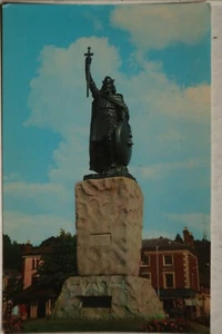 VINTAGE POSTCARD WINCHESTER KING ALFRED'S STATUE - Picture 1 of 2