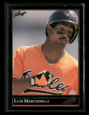Luis Mercedes 1992 Leaf #130 Black Gold - Image 1 of 2