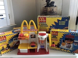 1993 Vintage McDonald's Mattel Lot; Fry, Pie, Nugget, Fountain, Hamburger. - Picture 1 of 23