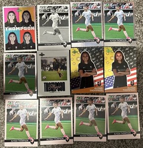 (12) Alyssa Thompson 2023 NWSL Parkside Vol 2  POP ART + Black & White + Foils +