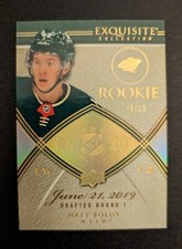2022-23 MATT BOLDY UPPER DECK BLACK DIAMOND EXQUISITE RC GOLD 14/25!! WILD SSP