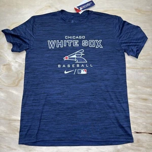 NEW LG Chicago White Sox Nike Navy Authentic Collection Velocity Practice Shirt - Picture 1 of 7