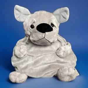 Mochila Triste Gris Bulldog Cachorro Perro Peluche Forma Animal Niños Bolso Correa Ajustable - Imagen 1 de 17