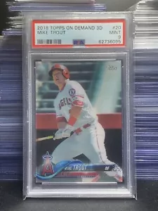 2018 Topps On Demand 3D Mike Trout - PSA 9 - Foto 1 di 2