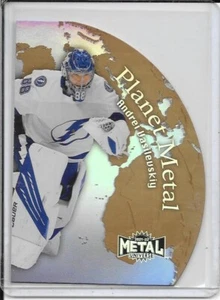 2021-22 Metal Universe Andrei Vasilevskiy Planet Metal Gold # PM-7 - Imagen 1 de 2