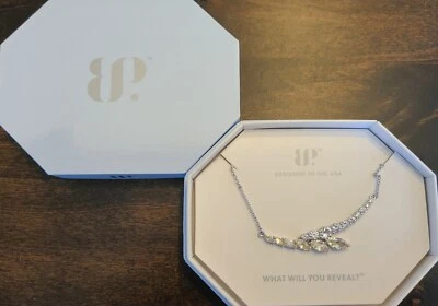 Bomb вечеринки RBP8647 «Встретимся посередине» лимон CZ родия ожерелье - Изображение 1 из 3