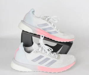 Mujer Adidas Astrarun Talla 5.5 Reino Unido Entrenadores Blanco Plata y Naranja 38.5 EU - Imagen 1 de 10