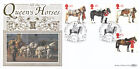 (134356) All The Queens Horses 22Ct GOLD GB Benham FDC London SW1 1997 267/500
