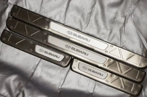 Genuine Interior Side Sill Kick Plates For: Subaru Impreza GDA GDB WRX STI 01-07 - Picture 1 of 8