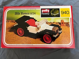 RARE Polly Hobby Alfa Romeo 1924 Building Block Kit West Germany - Picture 1 of 14