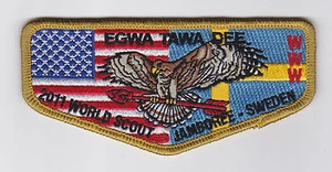 2011 World Scout Jamboree USA BOY SCOUTS OF AMERICA OA EGWA TAWA DEE LODGE PATCH - Picture 1 of 2