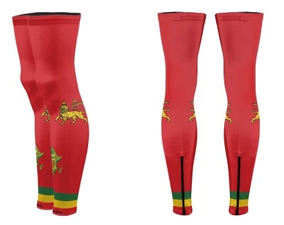 Primal Winter Thermal Leg Warmers, Cycling Thermal Leg Warmer Red - Image 1 of 2