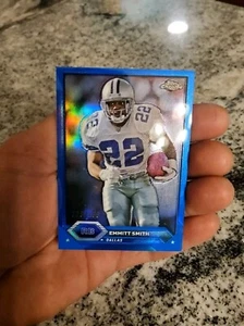 2023 Topps Composite Emmitt Smith/150 cromo refractor azul #6, Dallas Cowboys - Imagen 1 de 3