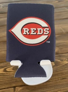 Cincinnati Reds Can Cooler Two Sided Design MLB Collapsible Koozie Budweiser - Picture 1 of 2