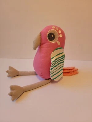 Pillowfort Toucan Plush Stuffed Animal Bird Sitting Mini Pillow Target 7.5" Pink - Image 1 of 4