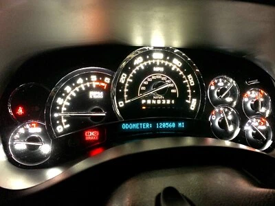 Chevrolet Silverado GMC Sierra 1500 2003 2004 05 06/velocímetro de racimo reconstruido Foto 1 de 3