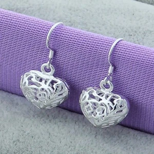 Pendientes colgantes de plata esterlina 925 para mujer joyería regalo - Imagen 1 de 3