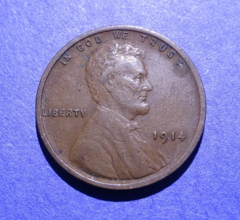 1914 Lincoln Cent  XF Cover