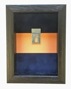 Royal Warwickshire Regt Medal Case For 2 Medals. Black Frame - Picture 1 of 4