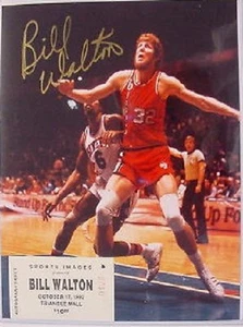 BILL WALTON SIGNED / AUTOGRAPHED PORTLAND TRAIL BLAZERS 8X10 PHOTO - Picture 1 of 2
