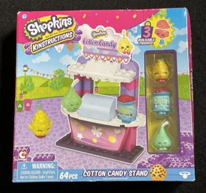 Shopkins Kinstructions Cotton Candy Stand New In Sealed Box!! BOX SHOWS WEAR - Picture 1 of 5
