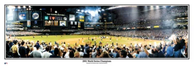 Arizona Diamondbacks 2001 World Series Champions Panoramic Poster #2017 - Image 1 of 4