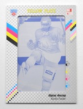 2013-14 KHL Gold Collection Printing Plate #MDV-Y07 KURTIS FOSTER 1/1