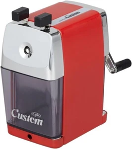 Carl Large Pencil Sharpener Red CC-2000-R W155×L7.6×H153mm - Picture 1 of 5