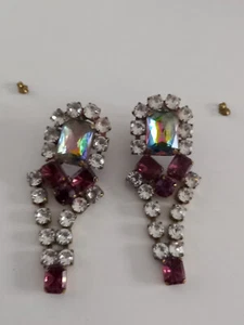  Antico paio di orecchini della ditta Bijoux MG, pair of Bijoux MG earrings - Foto 1 di 5