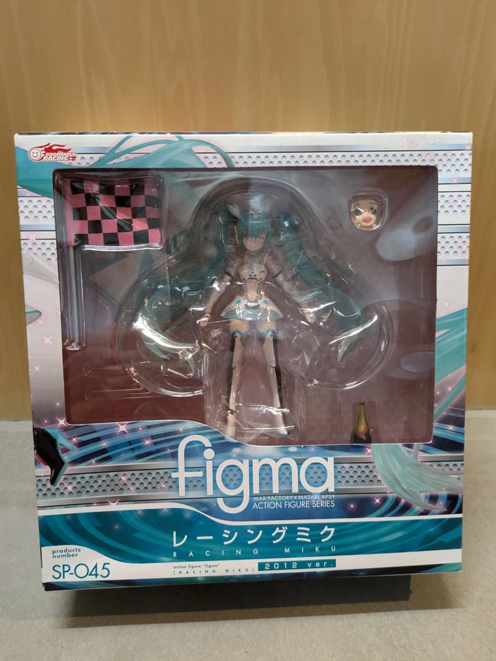 Figura Vocaloid Racing Miku Hatsune 2012 figma SP-045 Max fábrica de Japón nueva Foto 1 de 4