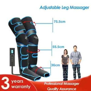 Foot Air Pressure Leg Massager 360° Lymphatic Drainage Muscle Relaxer - Picture 1 of 10